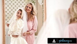 GIRLSWAY Mummy Julia Ann Pummels Bride-To-Be Carolina Sweets