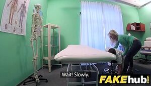 Faux Clinic Massive bosoms ultra-kinky Mummy chiropractor plows medic after rubdown