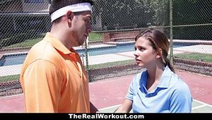 TheRealWorkout - Keisha Grey Humped After Toying Tennis