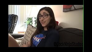 Nerdy Lil' Step Sis Blackmailed Into Fuck-a-thon For Tour To Spacecamp Preview - Addy Shepherd