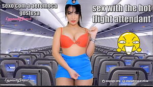 Roleplay virtual fucky-fucky with the super hot massive funbags and massive bootie flight attendant from brazil, come on over and get the hottest bj of your life